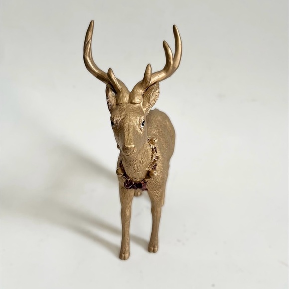 NIB House of Lloyd Christmas Around The World Reindeer Golden Accents Sleigh - Picture 4 of 12